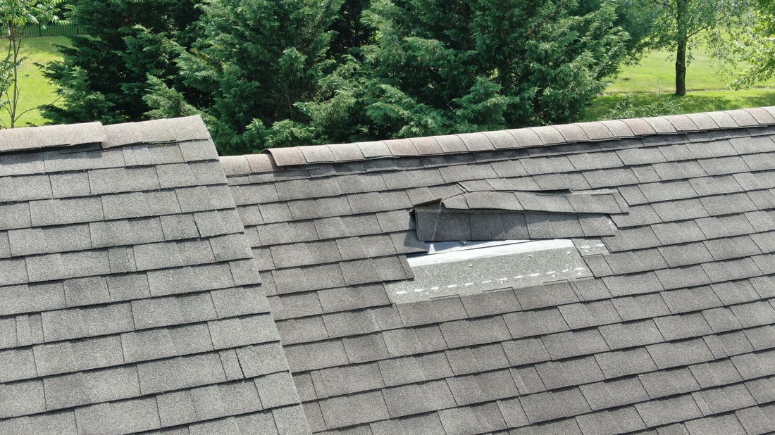 Ridge vent detail on Class 4 shingle roof