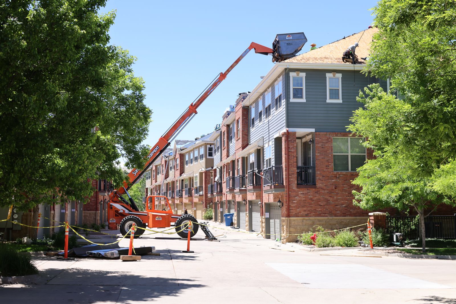 Commercial flat roof on a Colorado Springs building