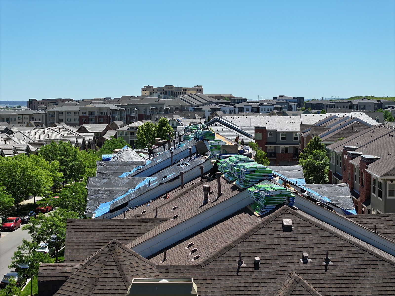 Roof Installation project in Colorado Springs by Fixins Roofing and Restoration