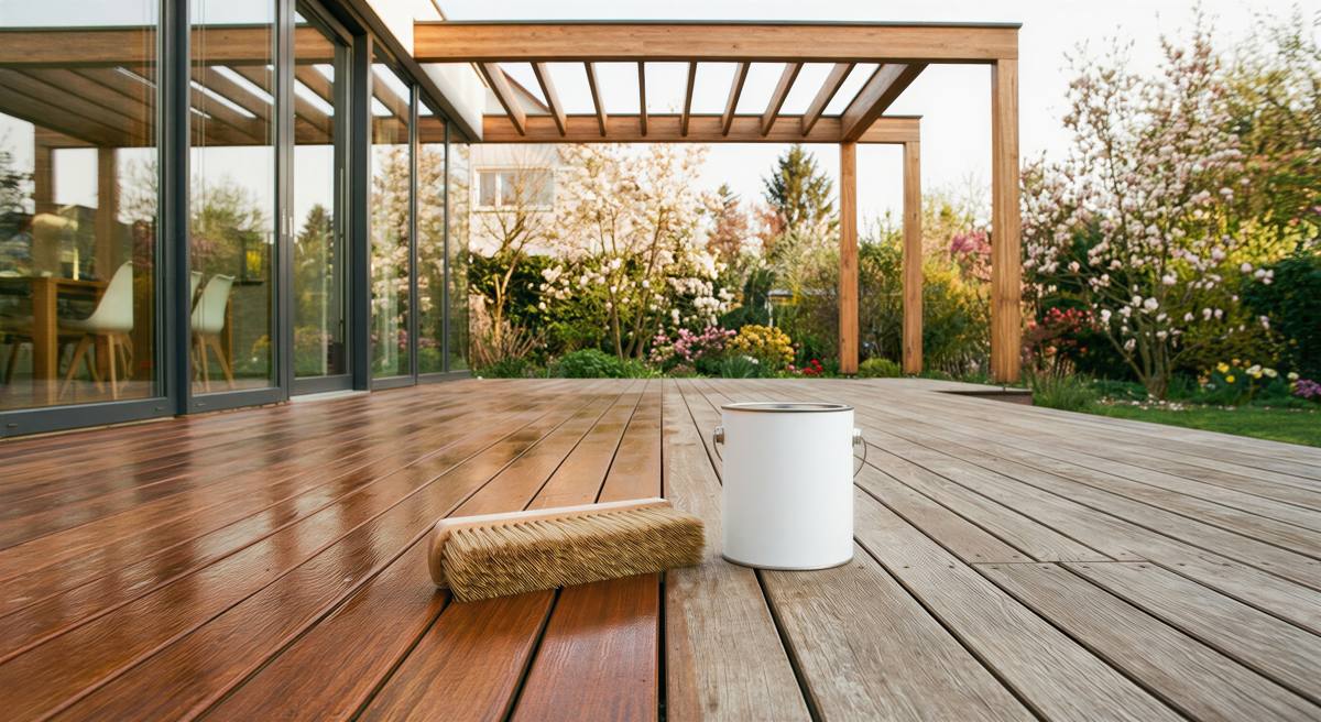 Wood pergola and deck, Deck and Patio Construction by Fixins in Colorado Springs